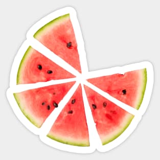 watermelon slices Sticker